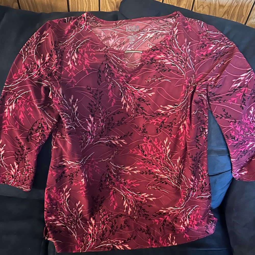 Women’s Pink Floral Shirt
